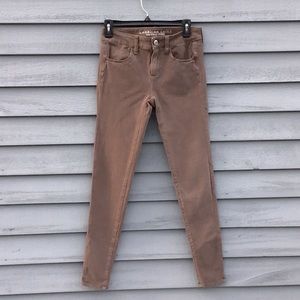 American Eagle Outfitters Brown Jegging Size 2